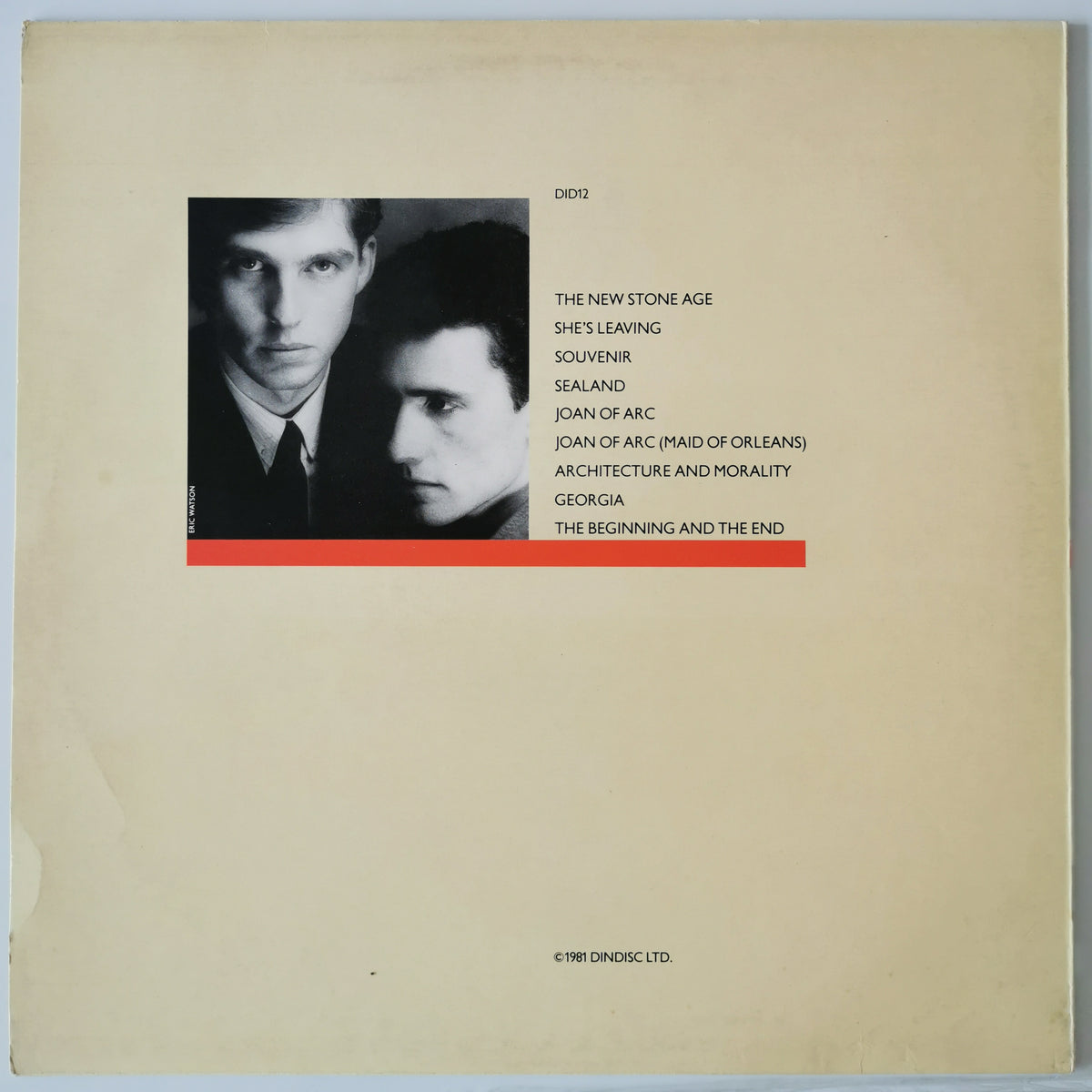 Orchestral Manoeuvres in the Dark – Architecture & Morality (1981) Vinyl LP Record