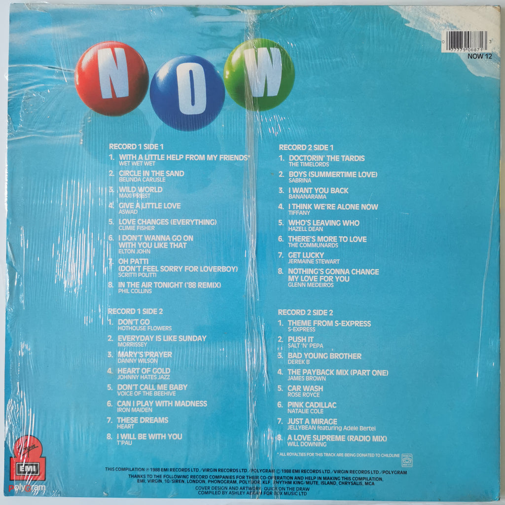 Various Artists – Now That’s What I Call Music 12 (1988) Vinyl LP Record