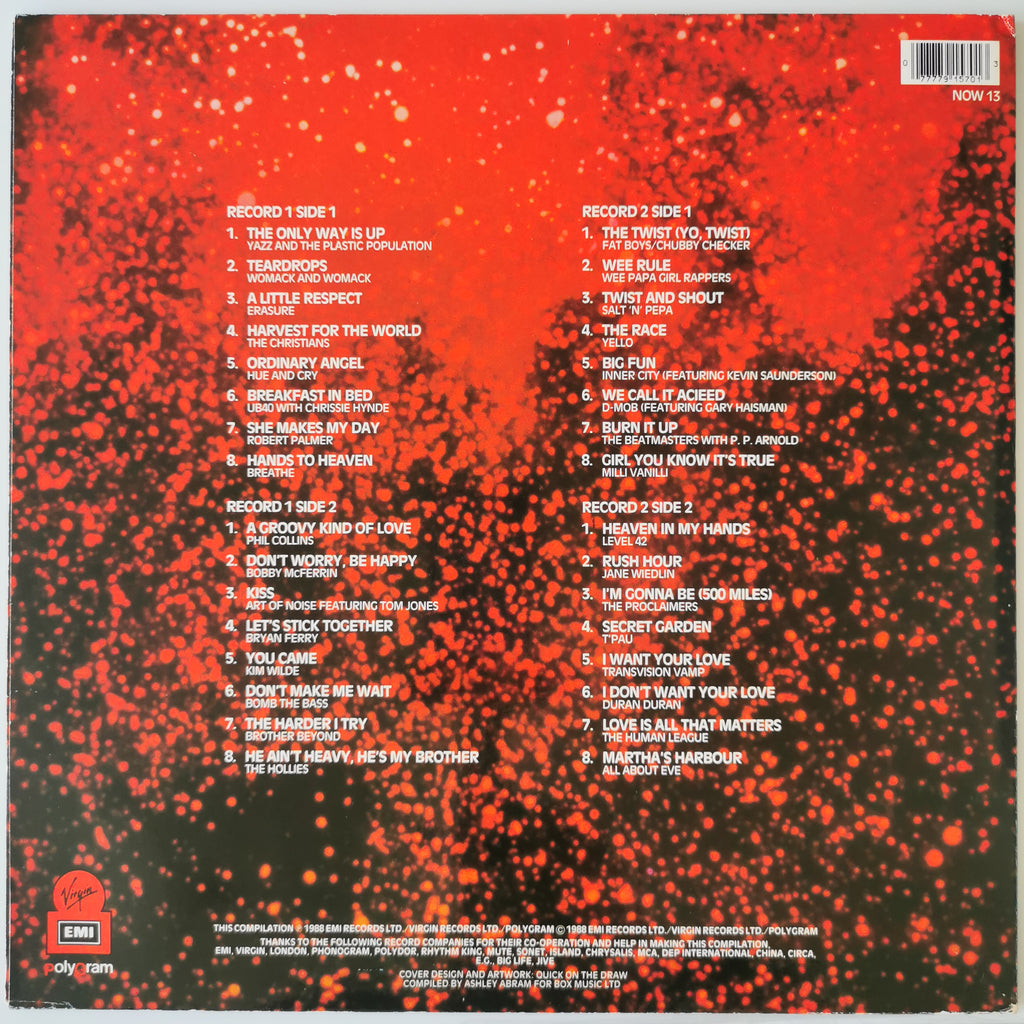 Various Artists – Now That’s What I Call Music 13 (1988) Vinyl LP Record