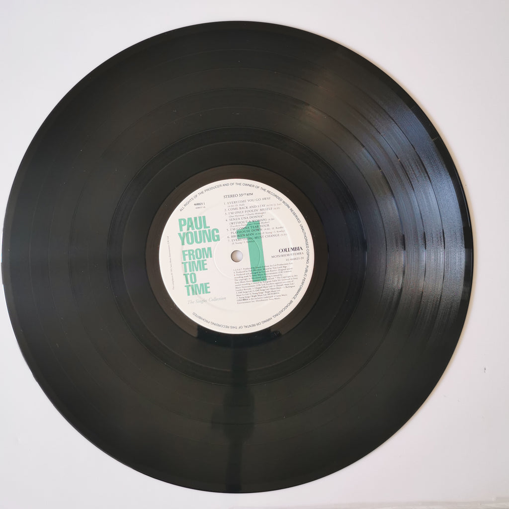 Paul Young – From Time to Time: The Singles Collection (1991) Vinyl LP Record