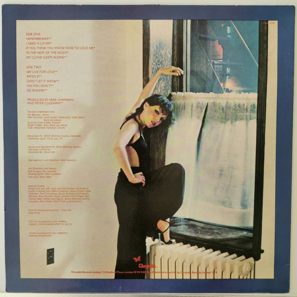 Pat Benatar – In the Heat of the Night (1979) Vinyl LP Record