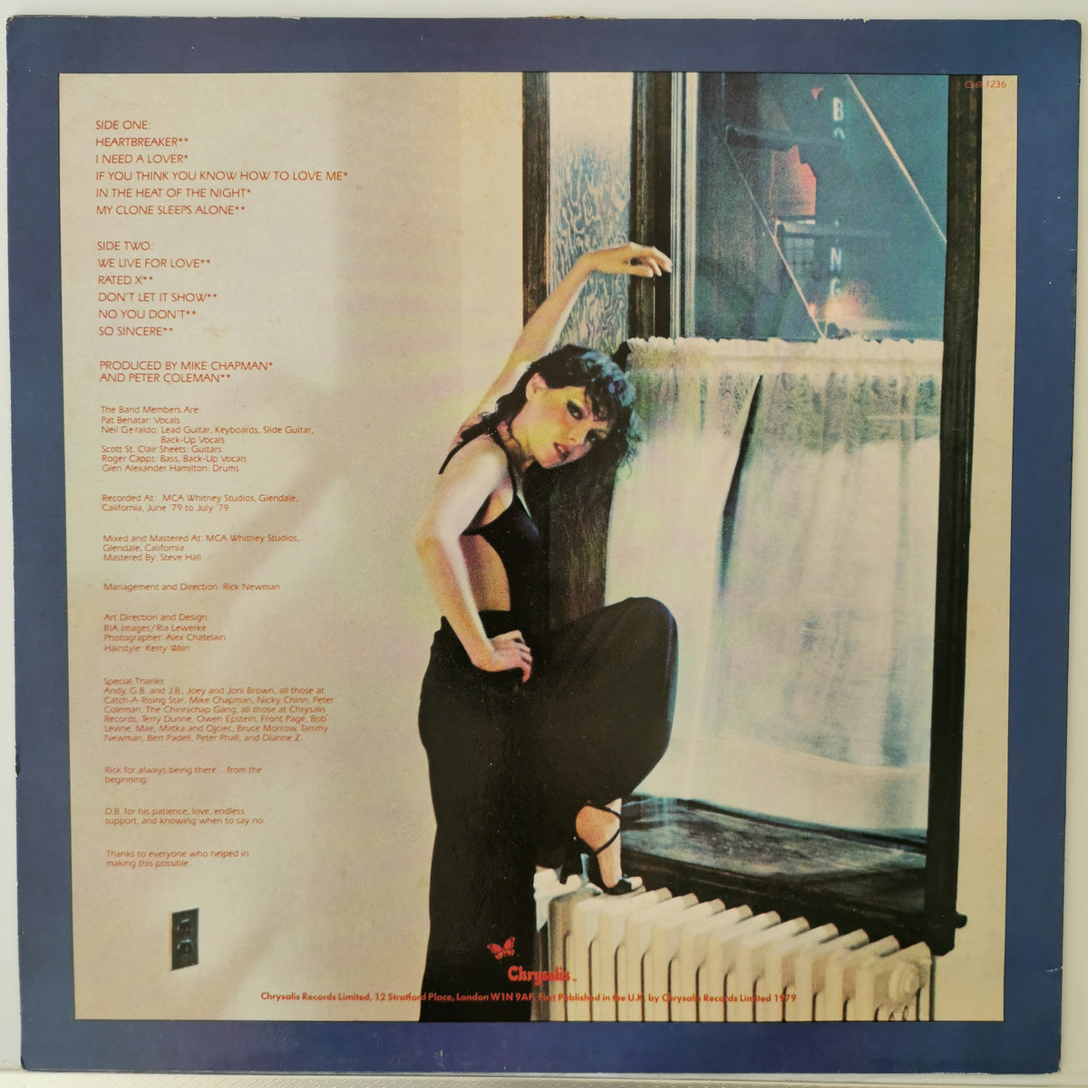 Pat Benatar – In the Heat of the Night (1979) Vinyl LP Record