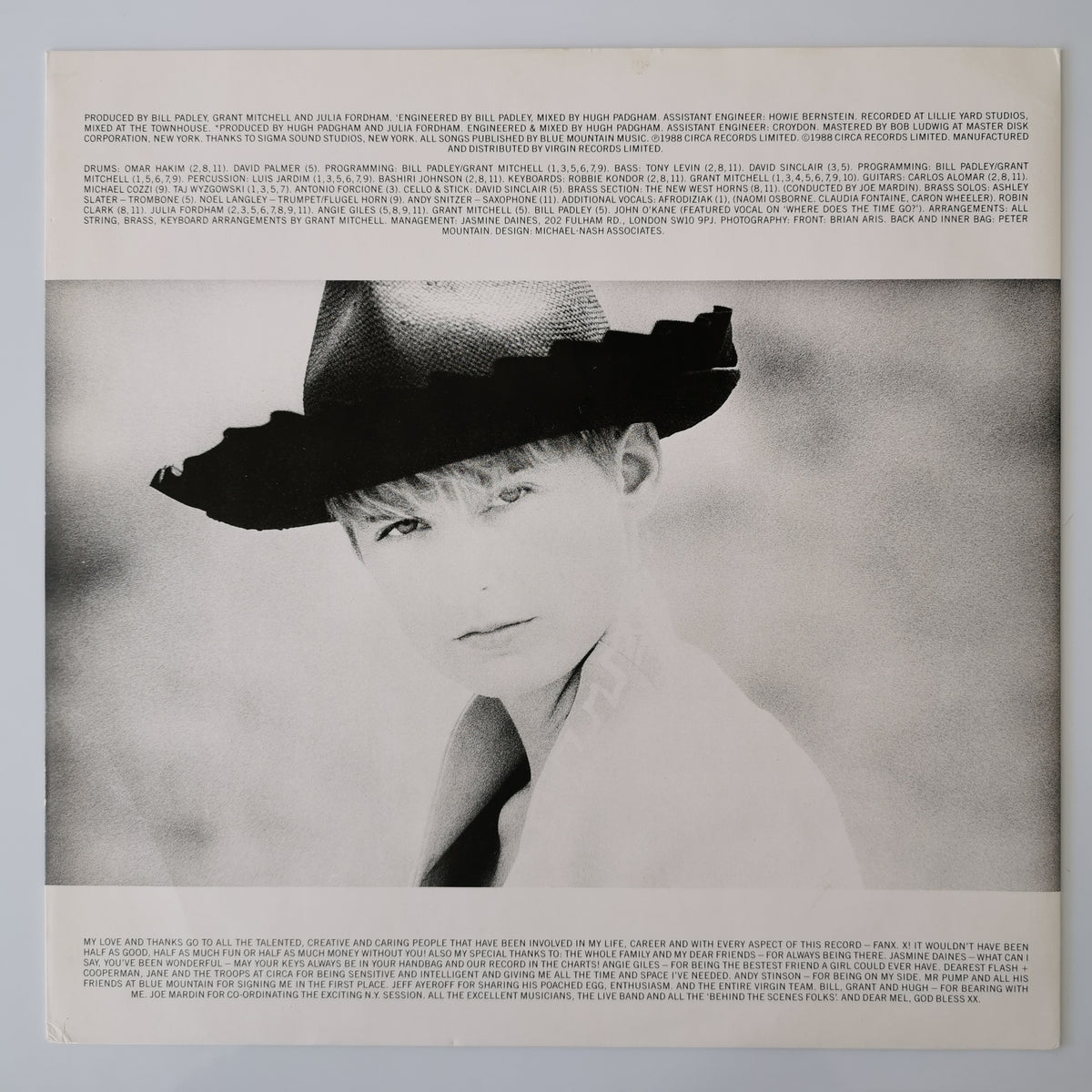 Julia Fordham – Julia Fordham (1988) Vinyl LP Record