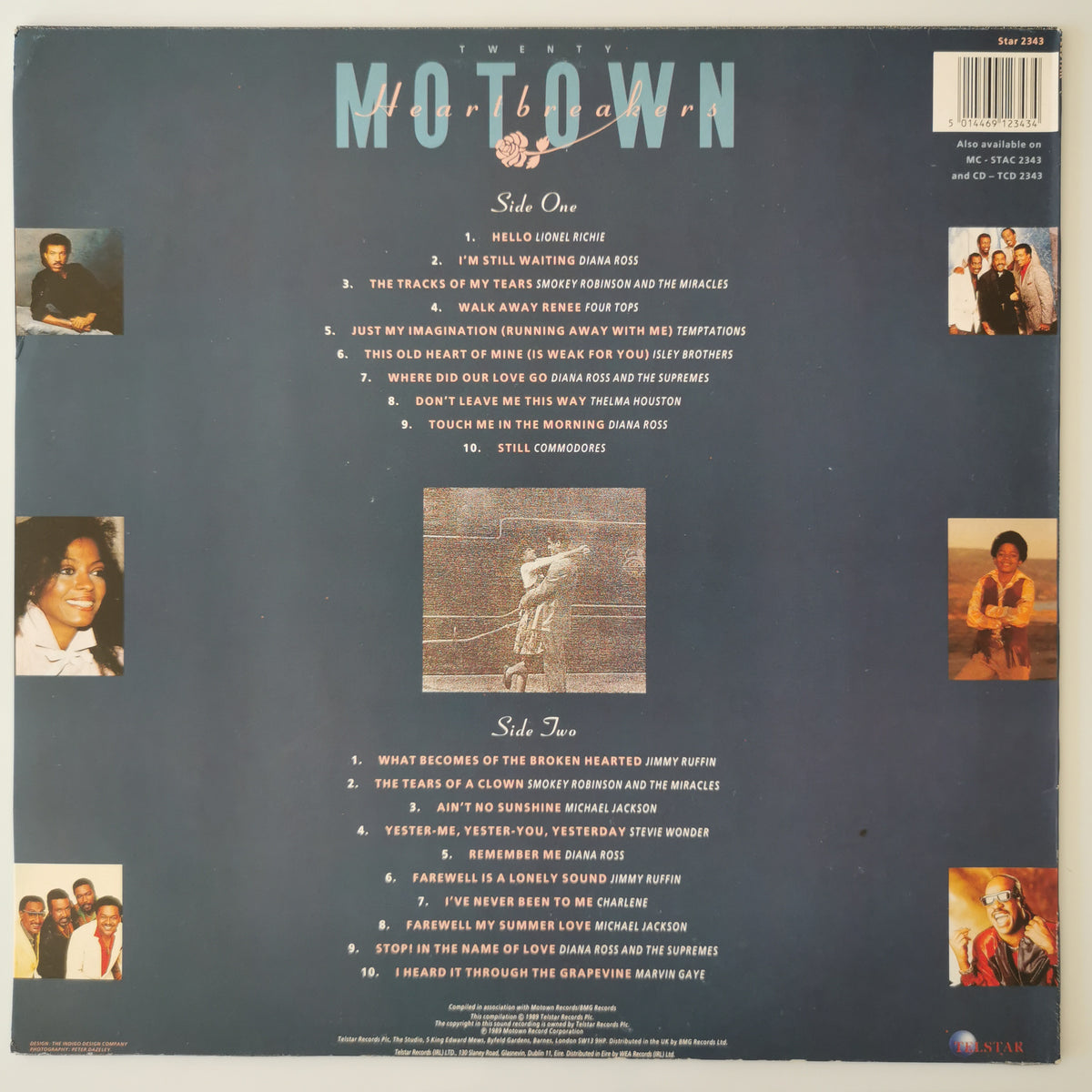 Various Artists – Twenty Motown Heartbreakers (1988) Vinyl LP Record