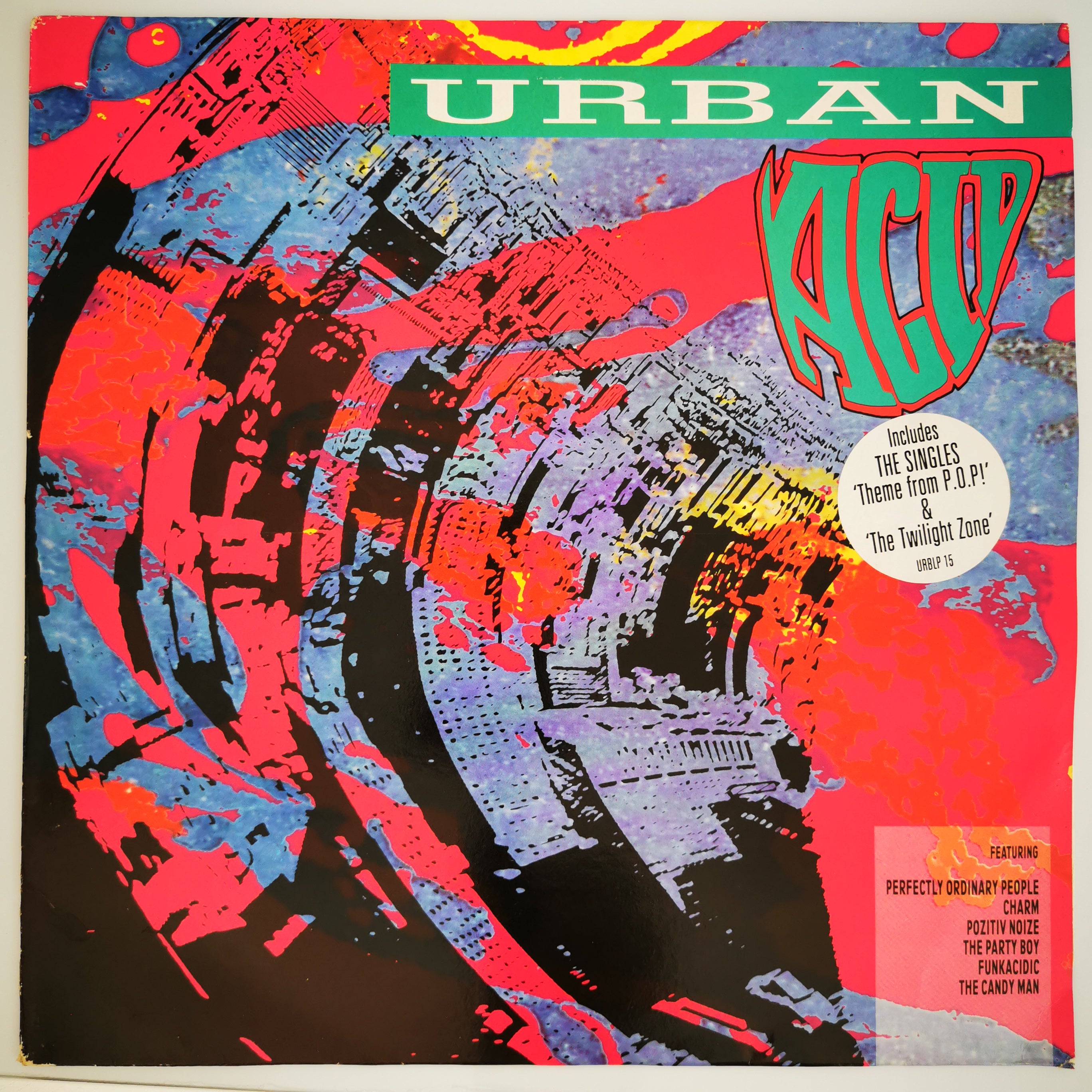 Urban Acid Various Electronic Vinyl LP VG/VG 1988