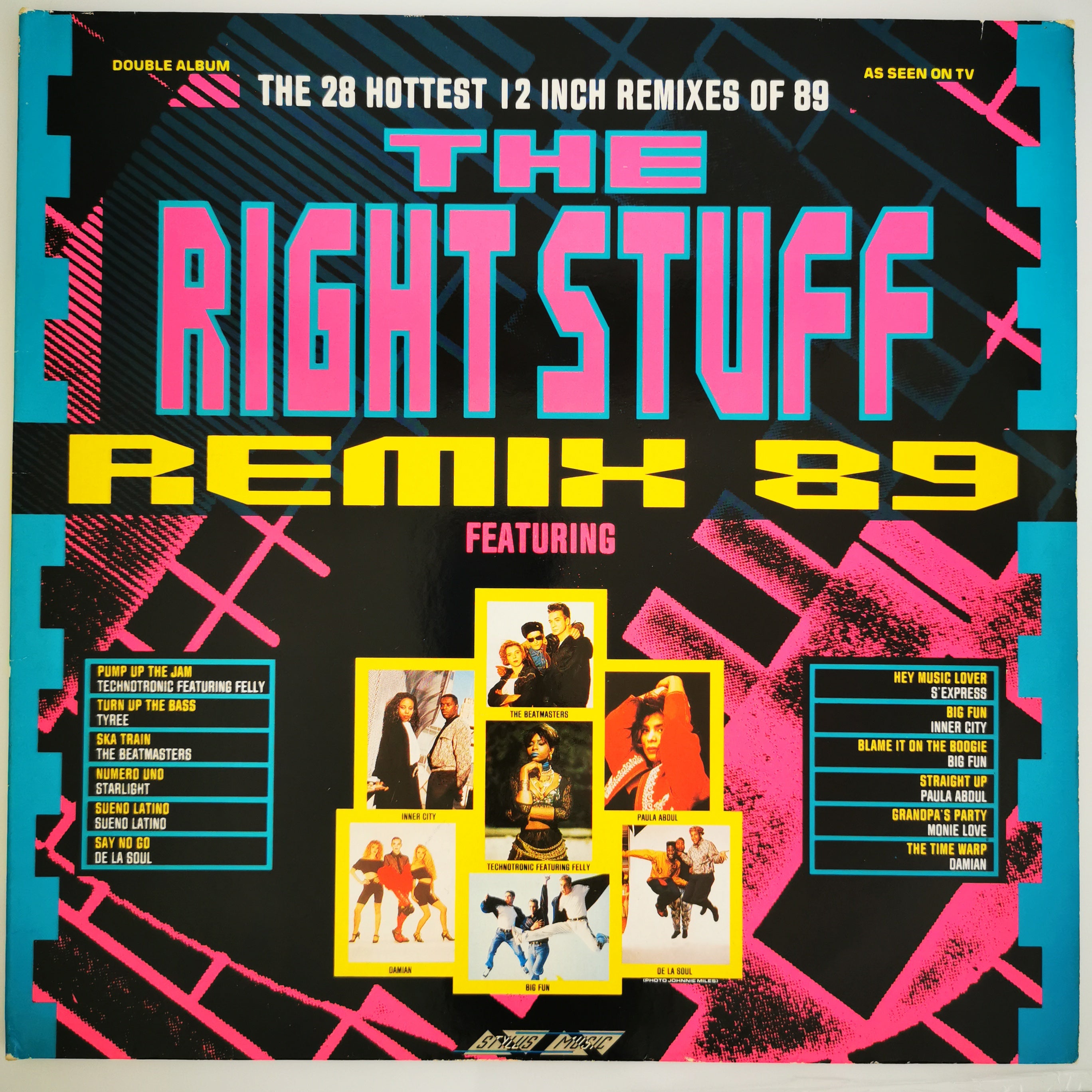 Various-Dance The Right Stuff Remix 89 Double Vinyl LP 