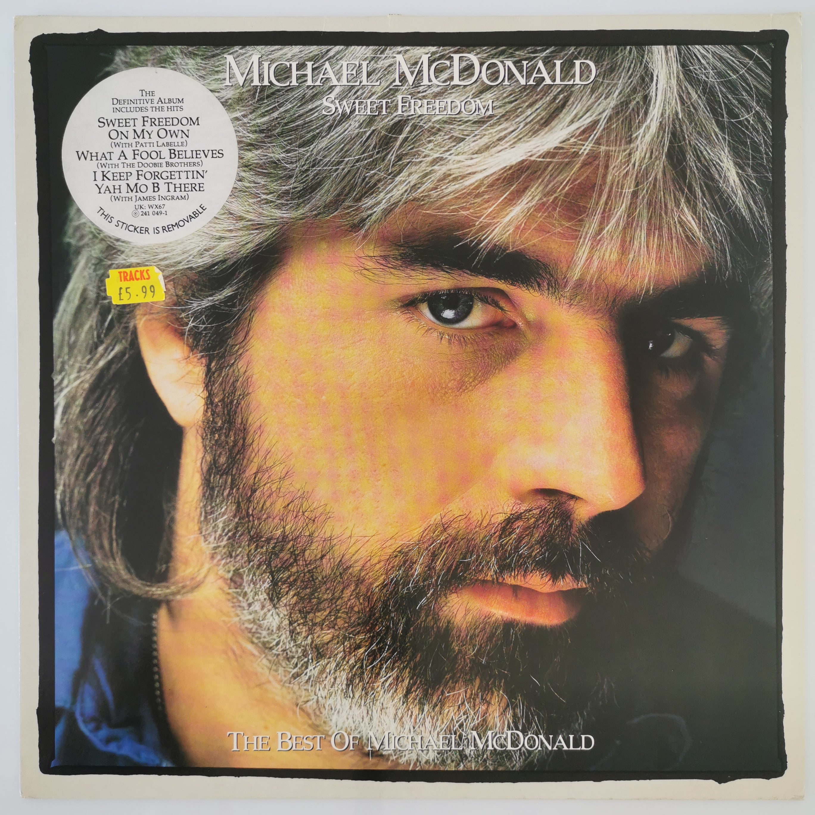 Michael McDonald Sweet Freedom Vinyl LP