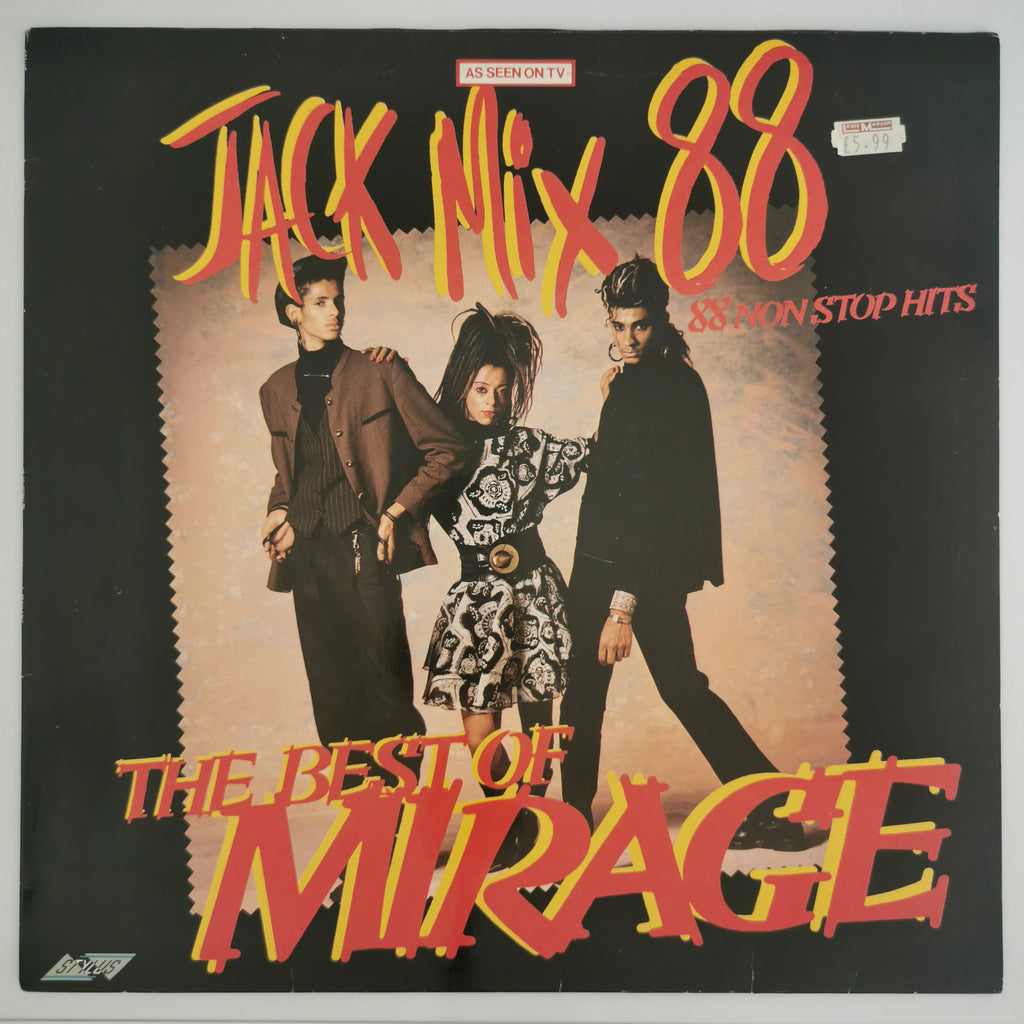 Mirage Jack Mix '88: The Best Of Mirage Vinyl LP