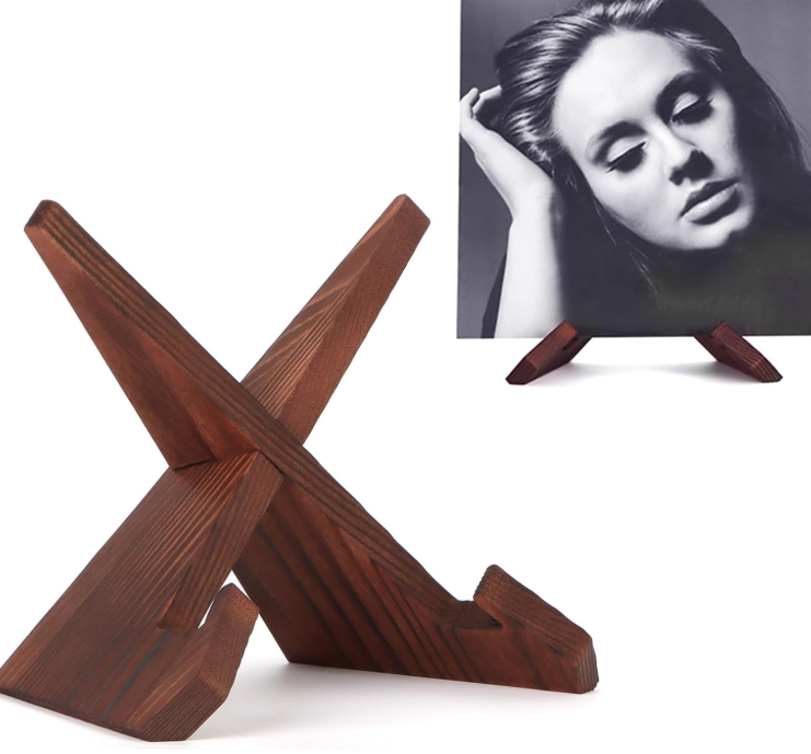 Now Playing Viny Record Stand Wooden
