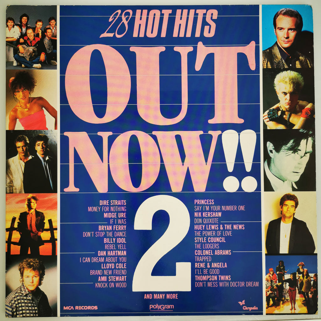 Out Now 2 Hits Compilation Double LP VG/VG 1985
