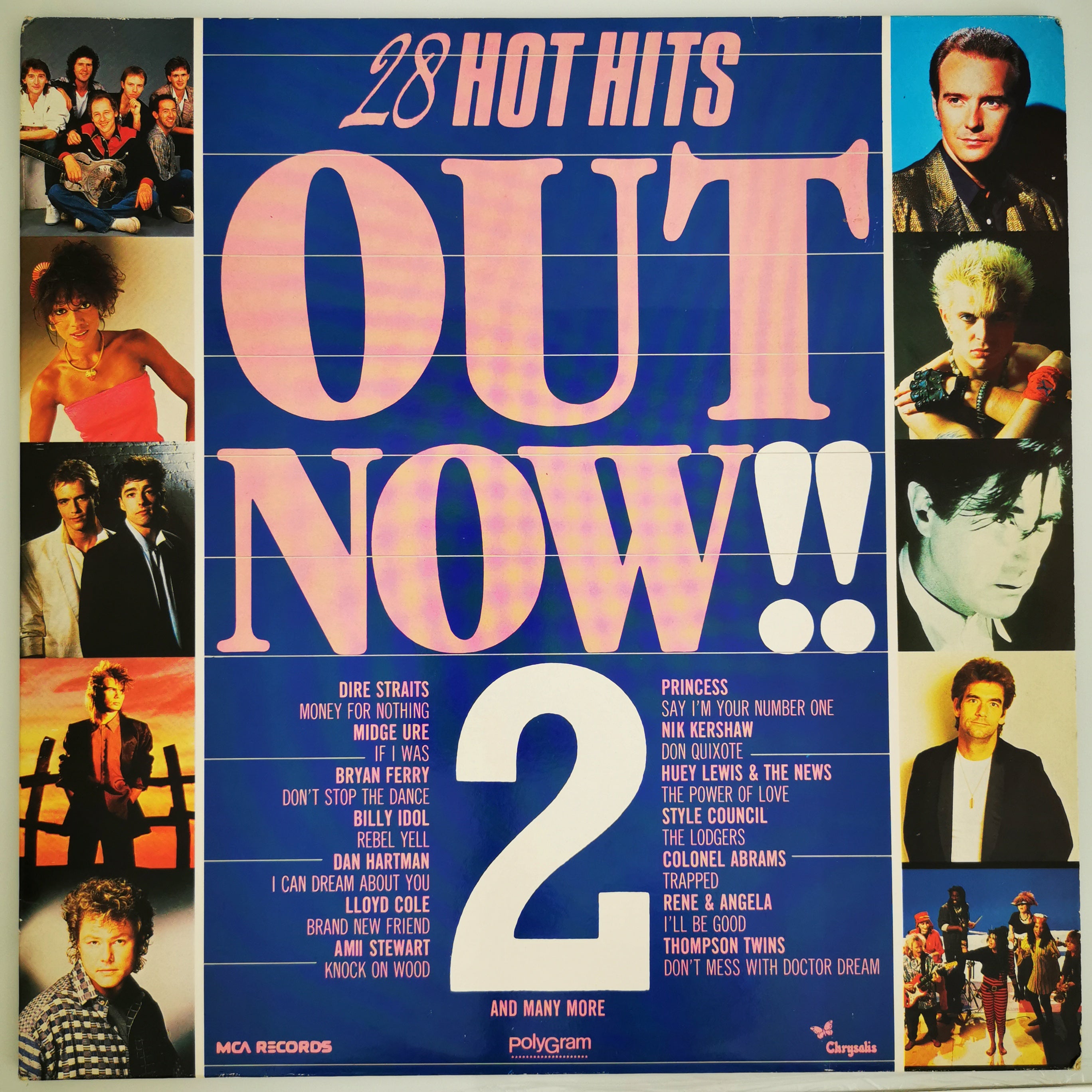 Out Now 2 Hits Compilation Double LP VG/VG 1985