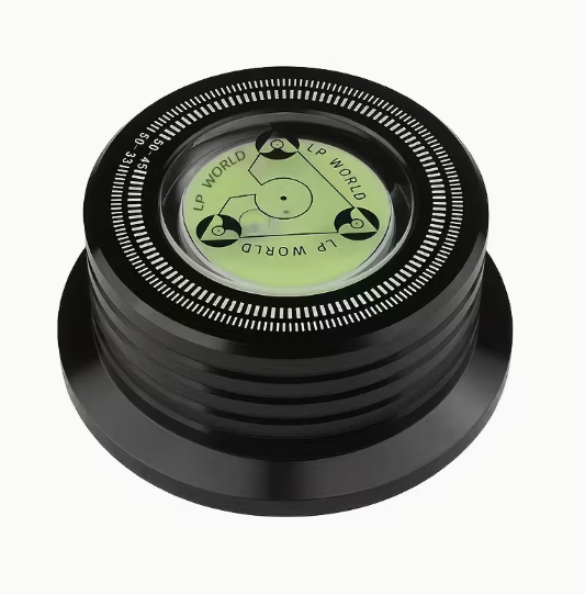 High Precision Turntable Disc Record Stabilizer Clamp Black