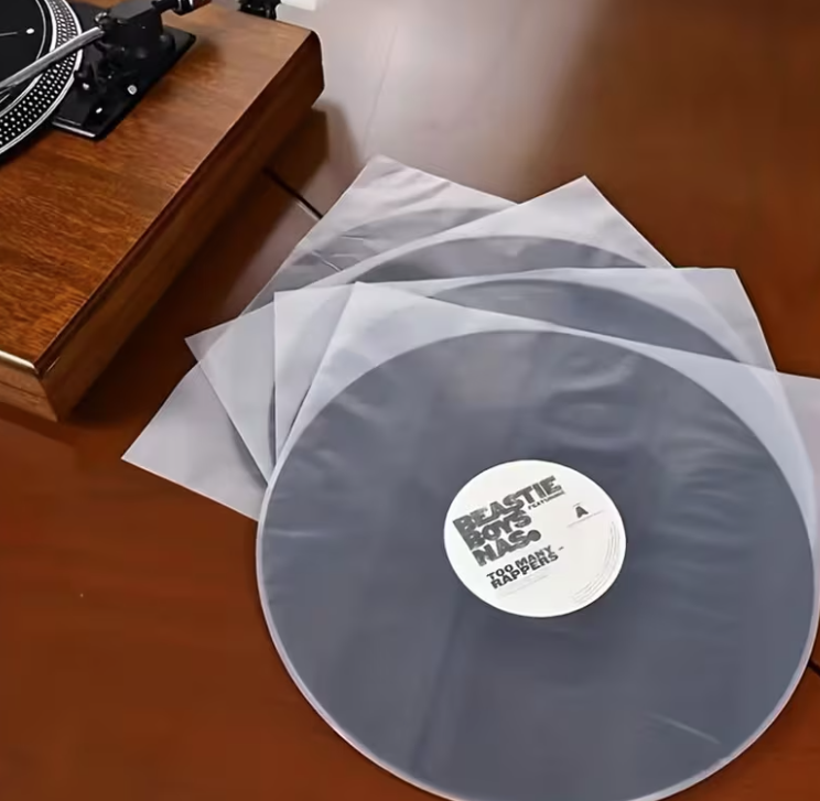 Record Round Bottom Inner Sleeves Anti Static 50 Pack 7inch