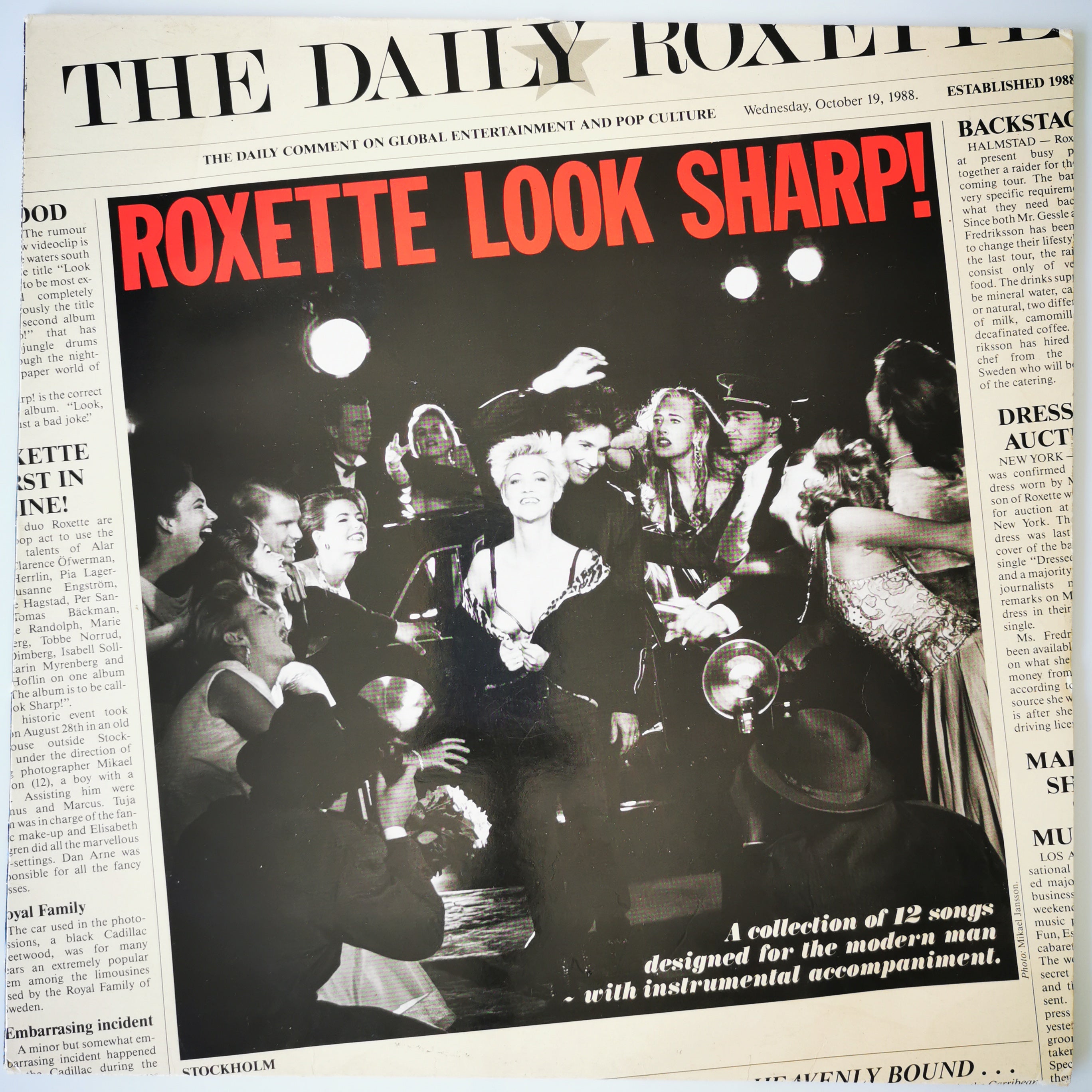 Roxette – Look Sharp! Vinyl LP 1988