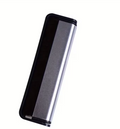 Silver Anti Static Carbon Vinyl Record Brush