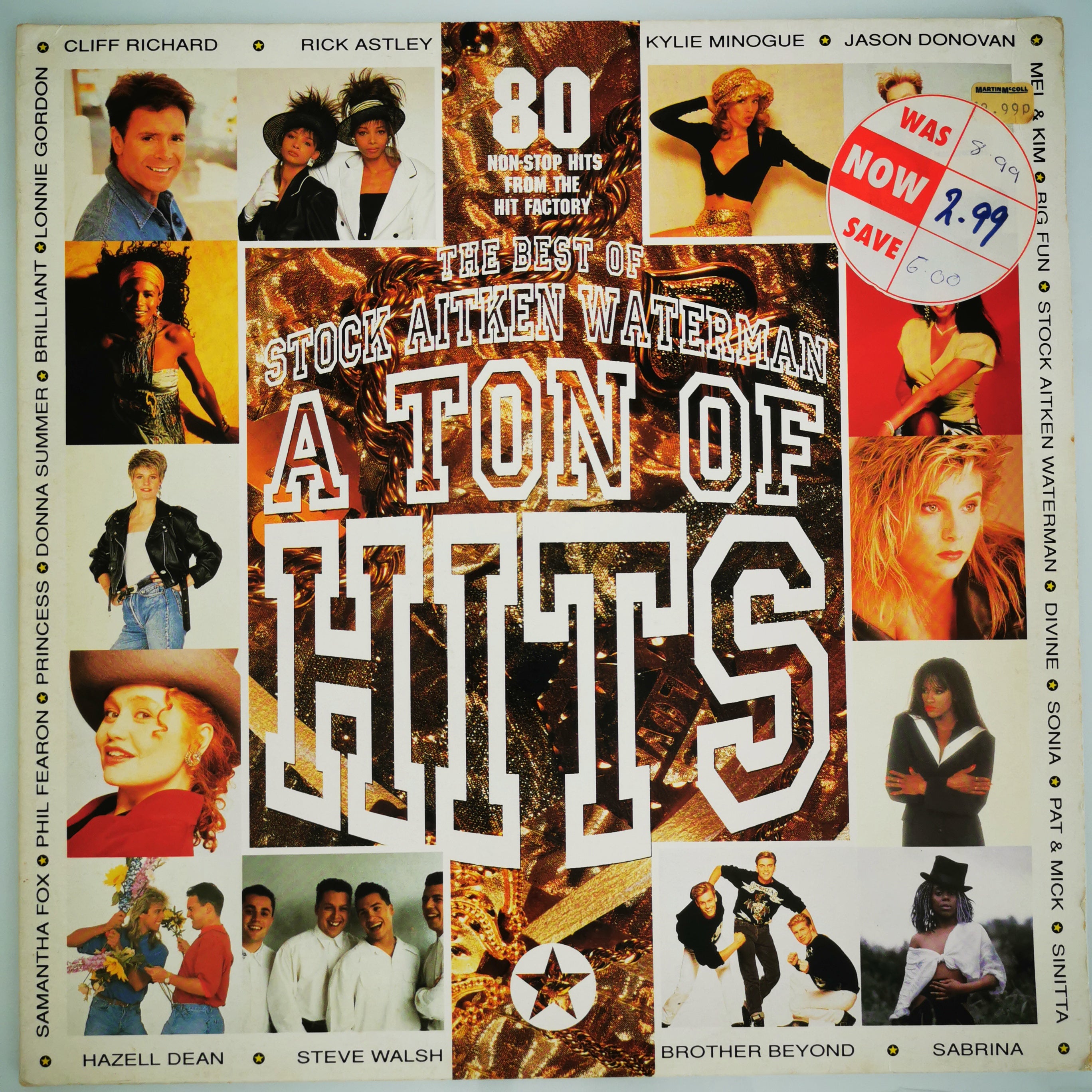 The Best Of Stock Aitken Waterman A Ton Of Hits UK Vinyl 