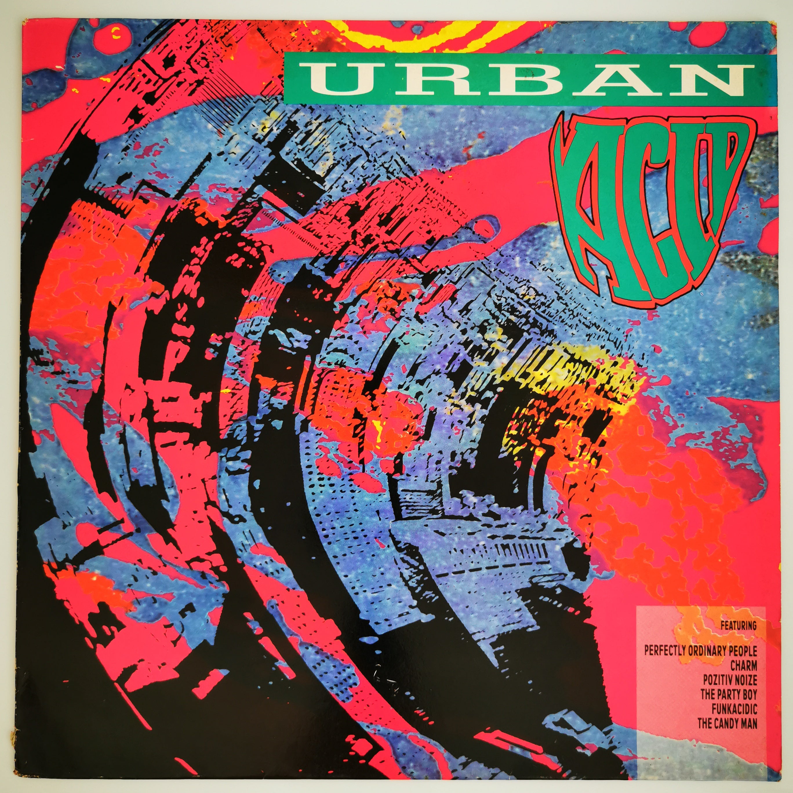 Urban Acid Various Vinyl LP VG/VG 1988