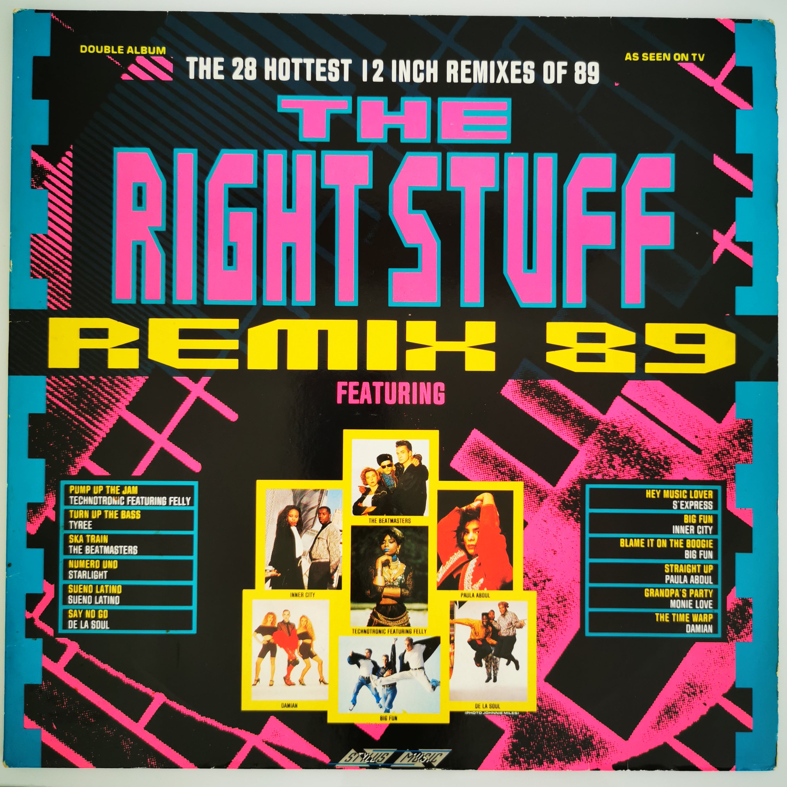 Various-Dance The Right Stuff Remix 89 Double Vinyl LP