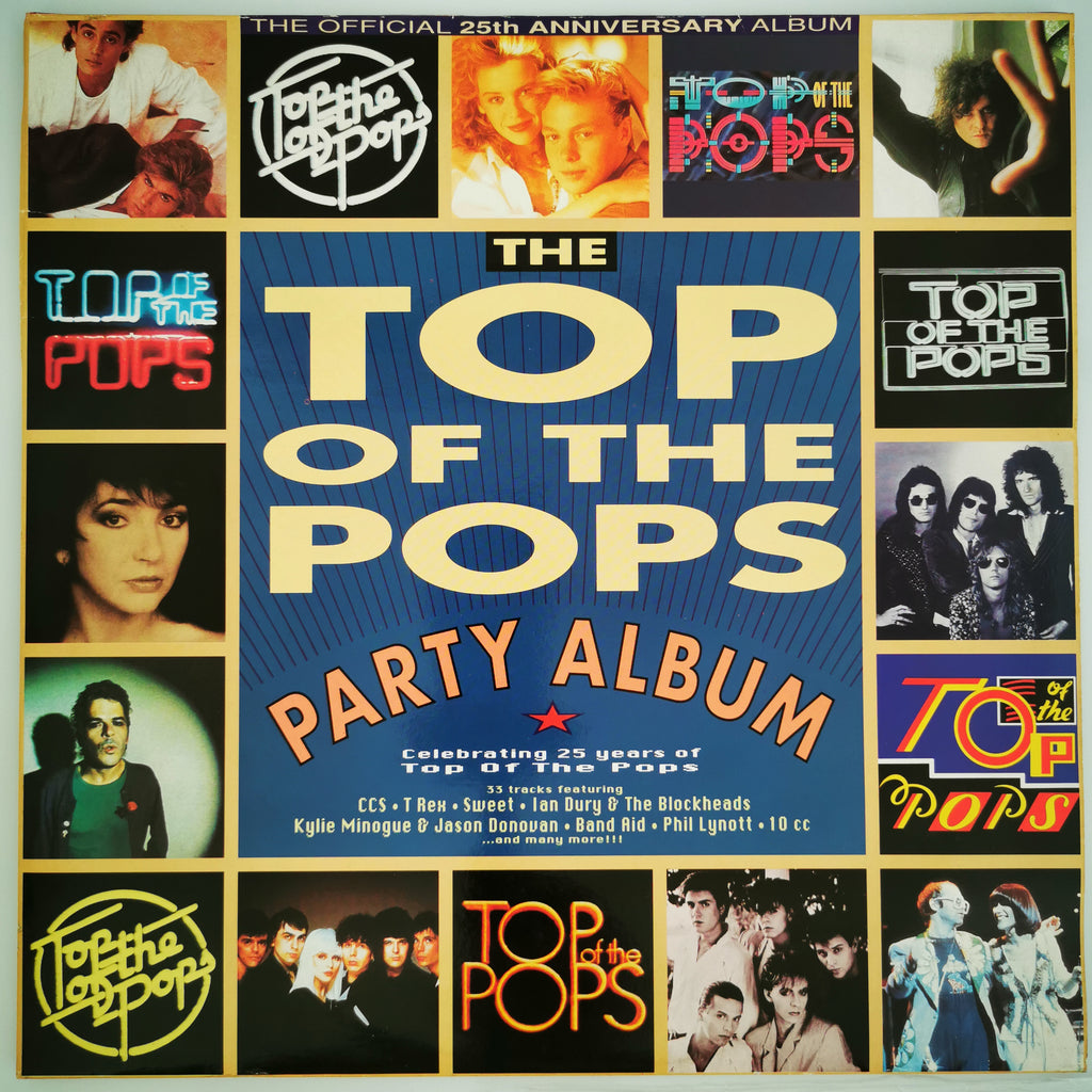 Various – The Top Of The Pops Party Album Double Vinyl LP VG+/VG+