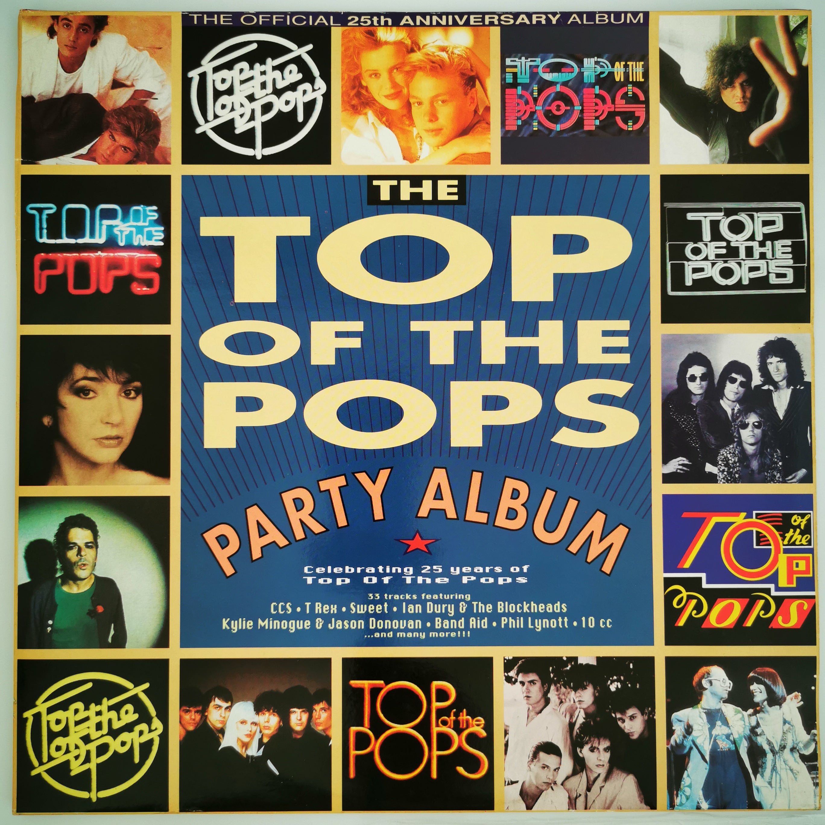 Various – The Top Of The Pops Party Album Double Vinyl LP VG+/VG+