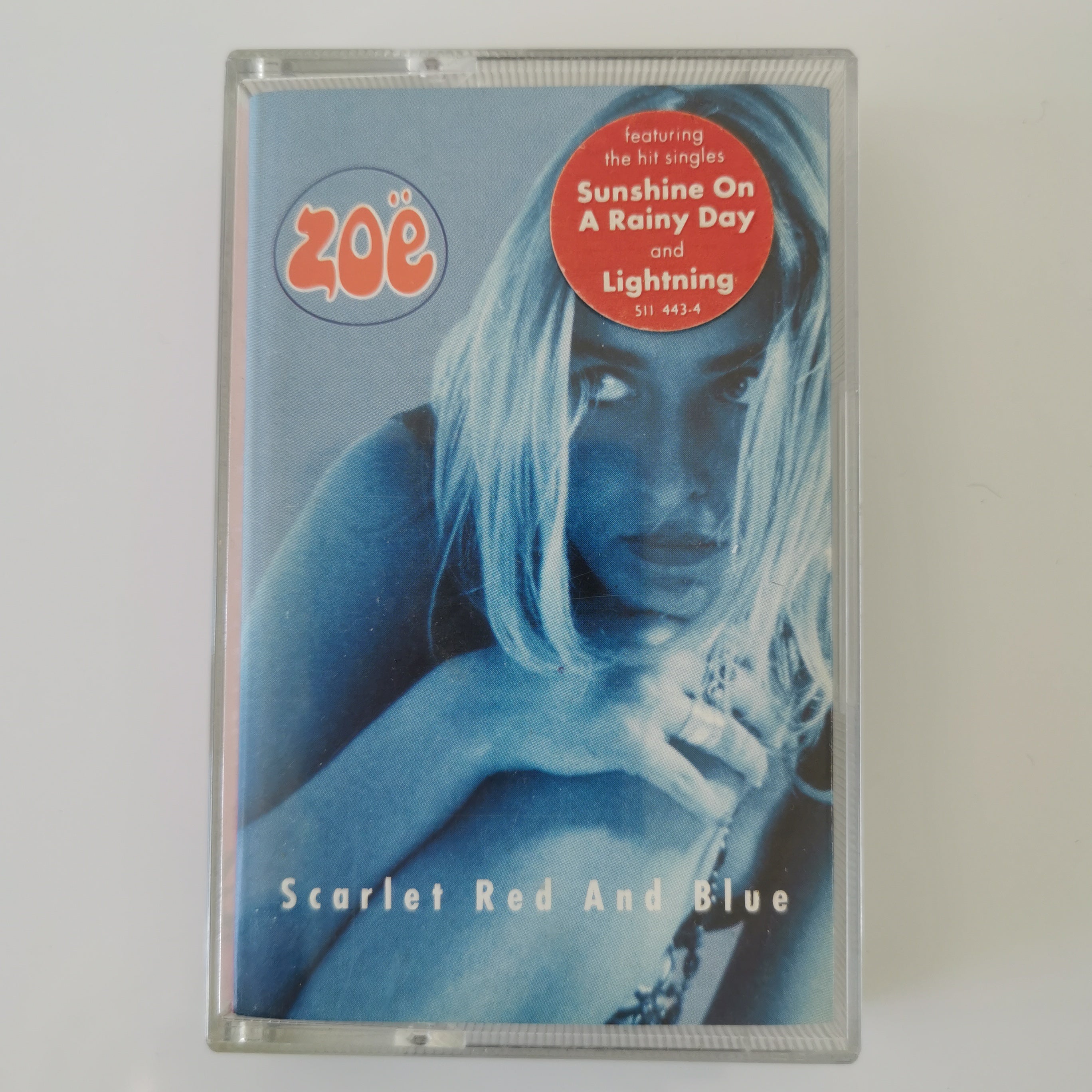 Zoë Scarlet Red And Blue Cassette Tape 1991